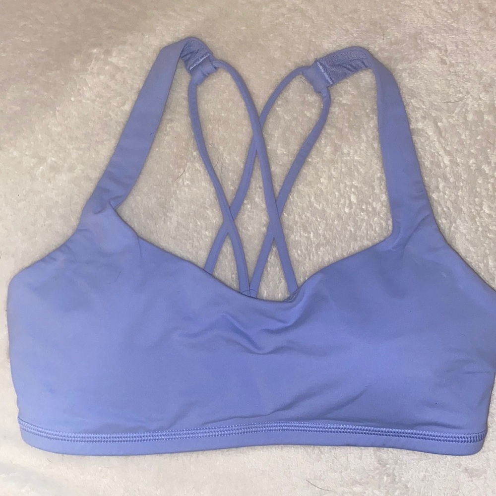 light blue lululemon free to be wild padded bra